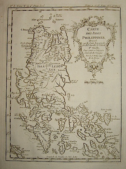 Bellin Jacques-Nicolas (1703-1772) Carte des Isles Philippines... 1752 Parigi